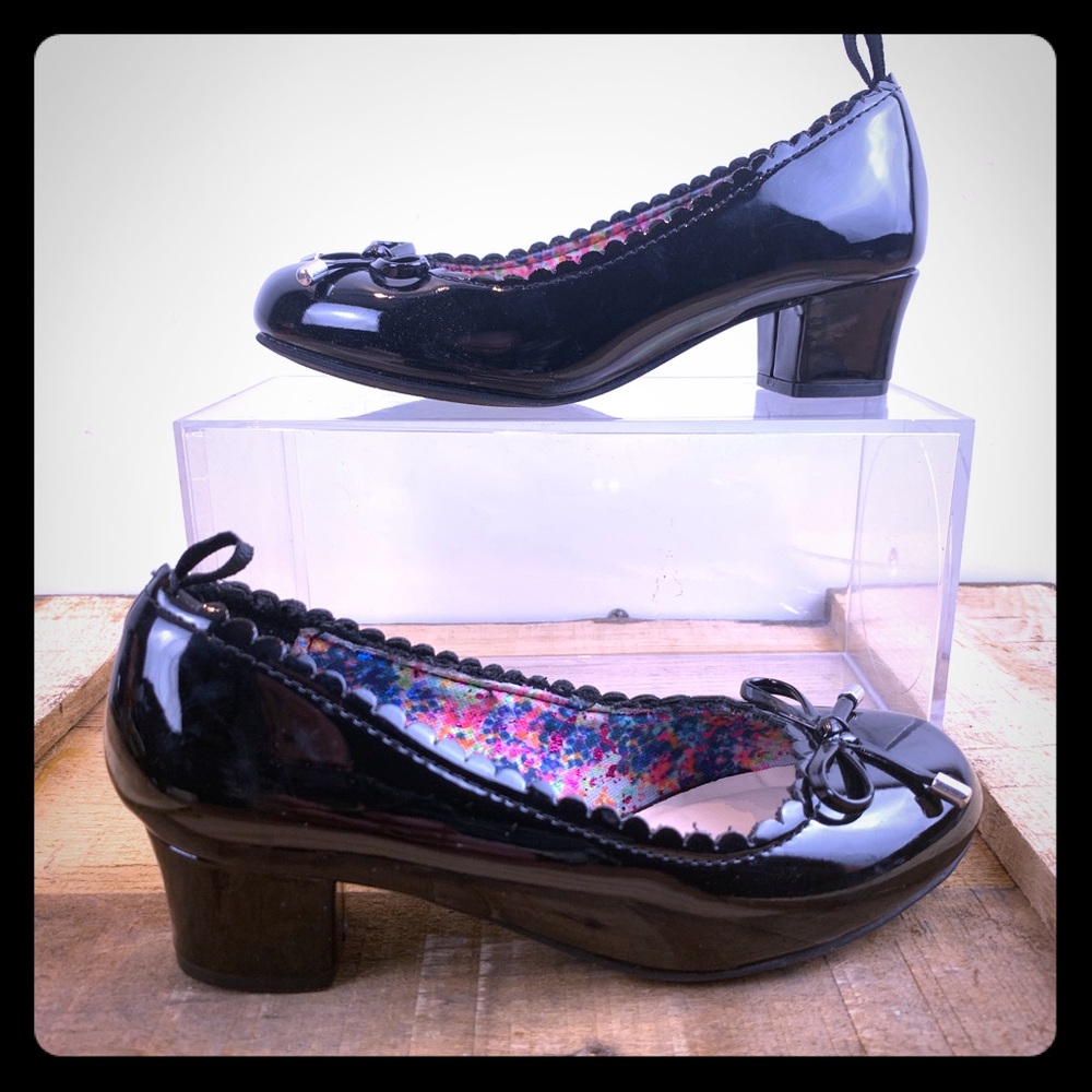 Girls Size 11 Dress Shoes Easter Church Black NEW